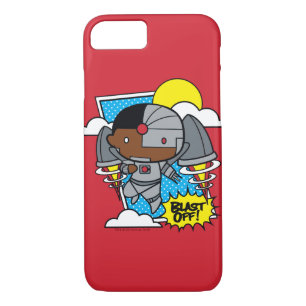 Chibi Cyborg Blast Off! iPhone 8/7 Case