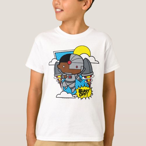 Chibi Cyborg Blast Off T_Shirt