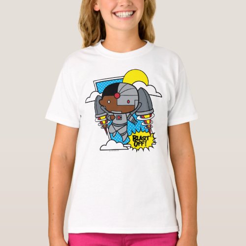 Chibi Cyborg Blast Off T_Shirt