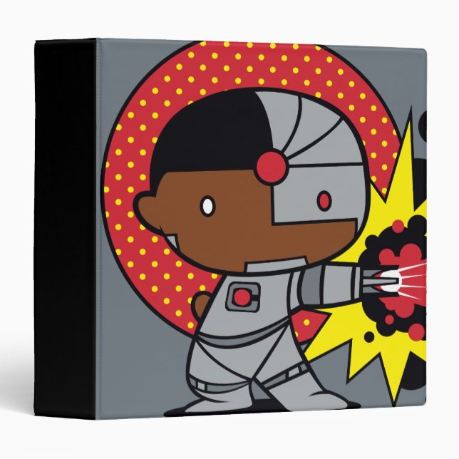 Chibi Cyborg's Cybernetic Cannon 3 Ring Binder (Front/Spine)