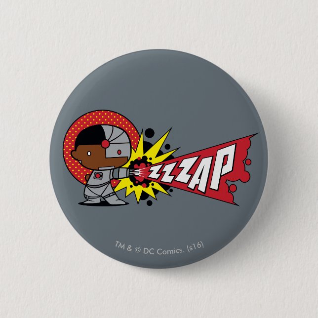 Chibi Cyborg's Cybernetic Cannon Button (Front)