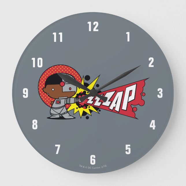 Chibi Cyborg's Cybernetic Cannon Large Clock (Front)