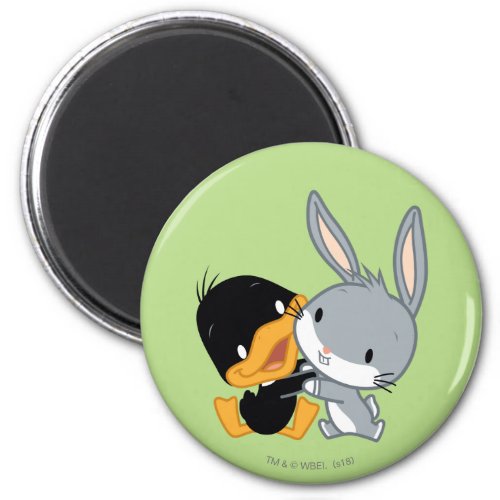 Chibi DAFFY DUCK  BUGS BUNNY Magnet