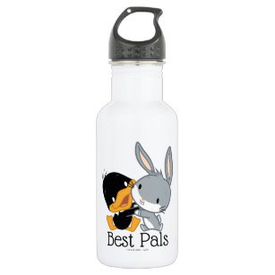 Chibi DAFFY DUCK™ & BUGS BUNNY™ Stainless Steel Water Bottle