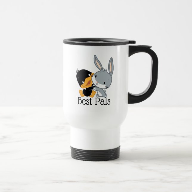Chibi DAFFY DUCK™ & BUGS BUNNY™ Travel Mug (Right)