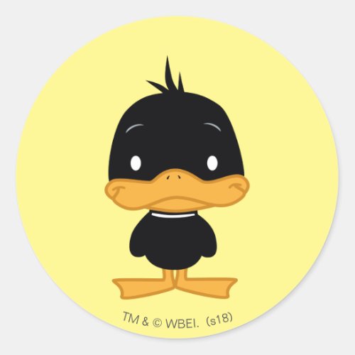 Chibi DAFFY DUCK Classic Round Sticker