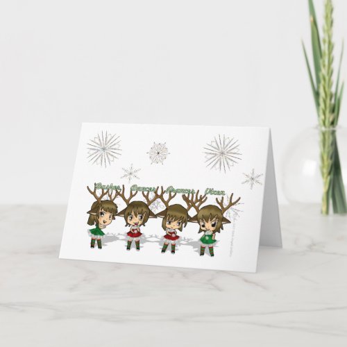 Chibi Deer Card