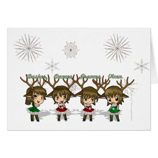 Chibi Deer Card