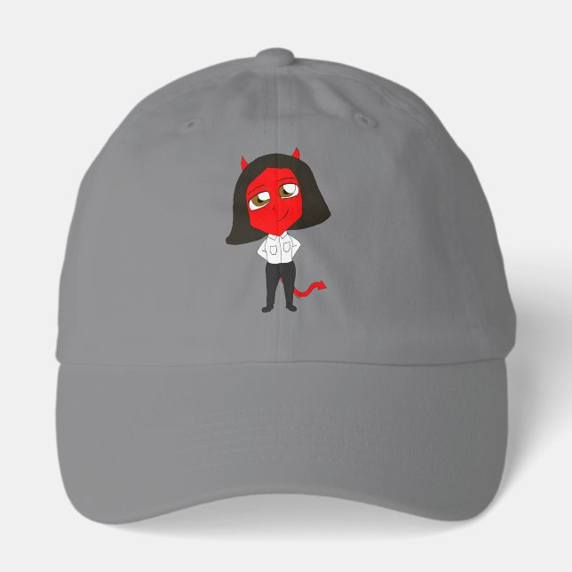 chibi devil girl hat (Front)