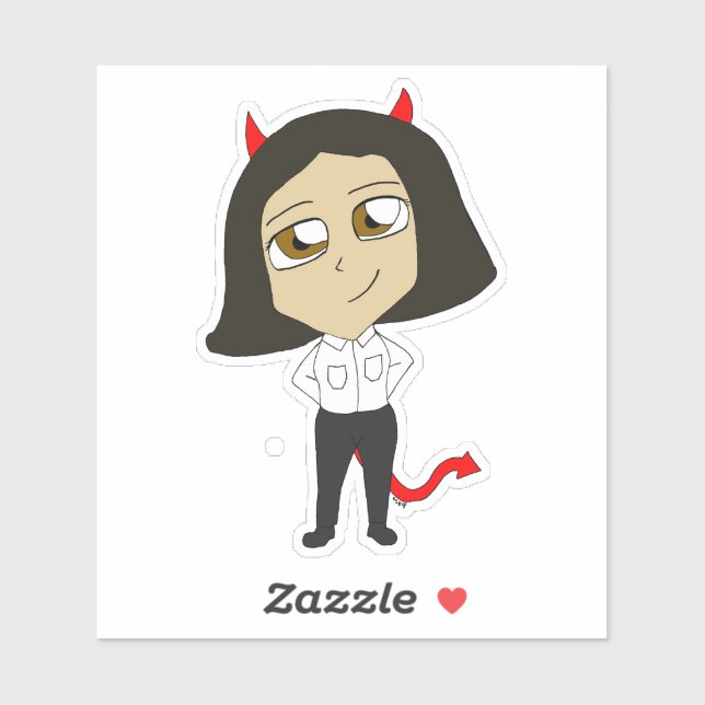chibi devil   sticker (Sheet)