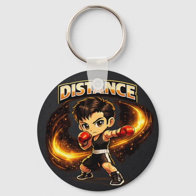Chibi Dojo Distance Timing Keychain (Front)
