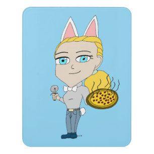 chibi door sign