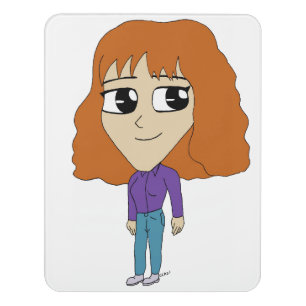 chibi door sign