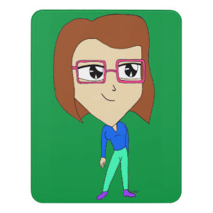 chibi      door sign