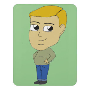 chibi door sign