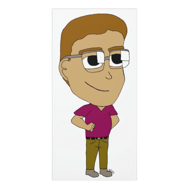 chibi    door sign (Classic Front Vert)