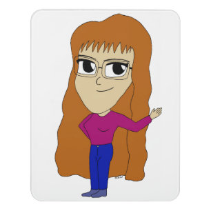 chibi    door sign