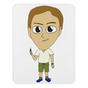 chibi     door sign