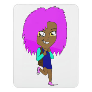 chibi door sign