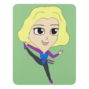 chibi     door sign