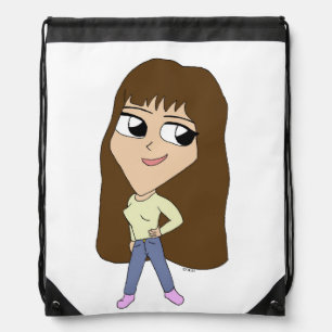 chibi   drawstring bag