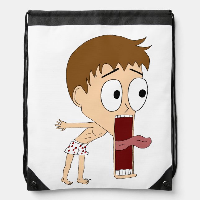 chibi  drawstring bag (Front)