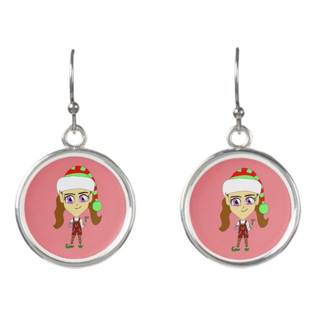 chibi elf     earrings (Front)