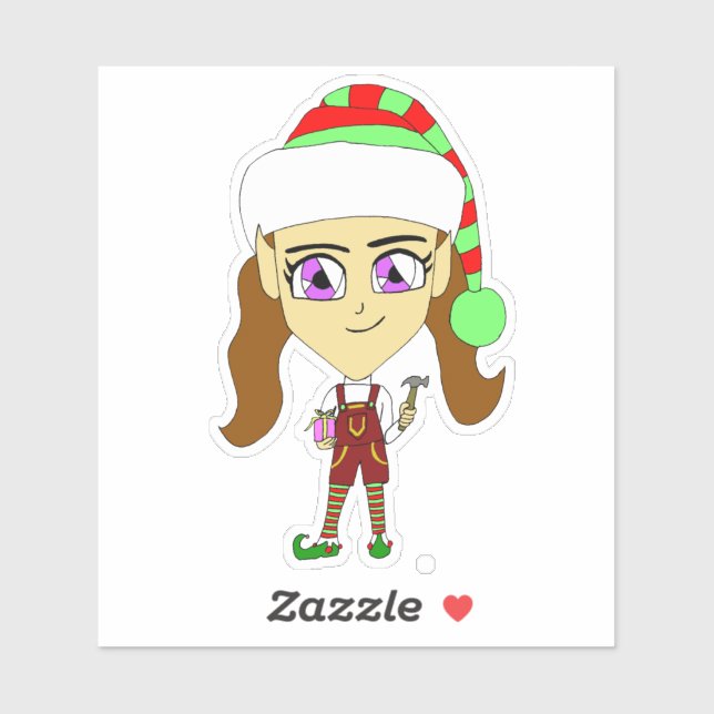 chibi elf      sticker (Sheet)