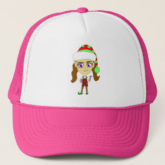 chibi elf  trucker hat