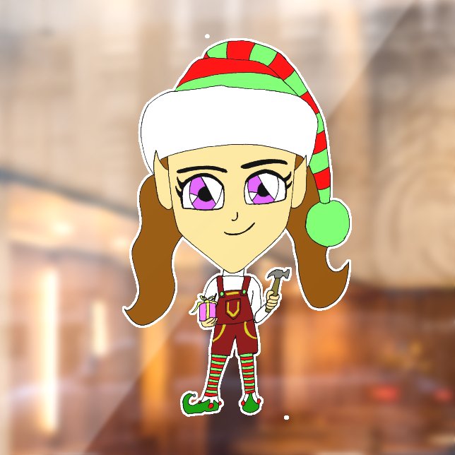chibi elf  window cling (Sheet 2)