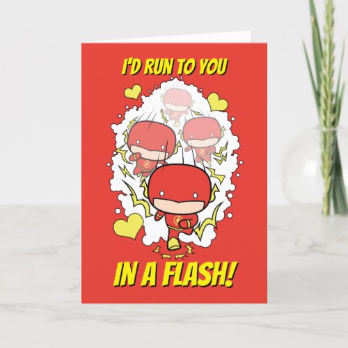 Chibi Flash _ Id Run To You In A Flash Valentine Holiday Card