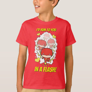 Chibi Flash - I'd Run To You In A Flash Valentine T-Shirt