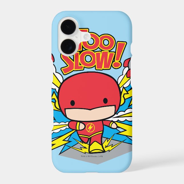 Chibi Flash Outrunning Rockets Iphone Case (Back)