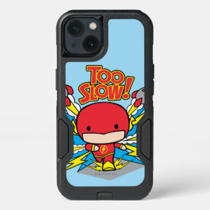 Chibi Flash Outrunning Rockets iPhone 13 Case