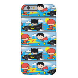 Chibi Flash, Superman, and Batman Racing Pattern Barely There iPhone 6 Case