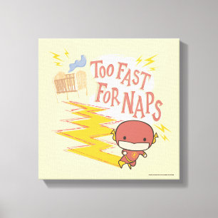 Chibi Flash   Too Fast For Naps Canvas Print