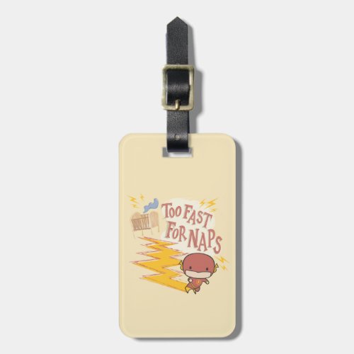 Chibi Flash  Too Fast For Naps Luggage Tag