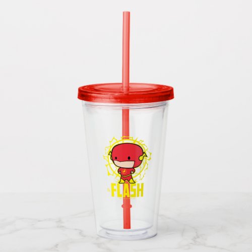 Chibi Flash With Electricity Acrylic Tumbler