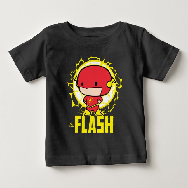 Chibi Flash With Electricity Baby T-Shirt (Front)