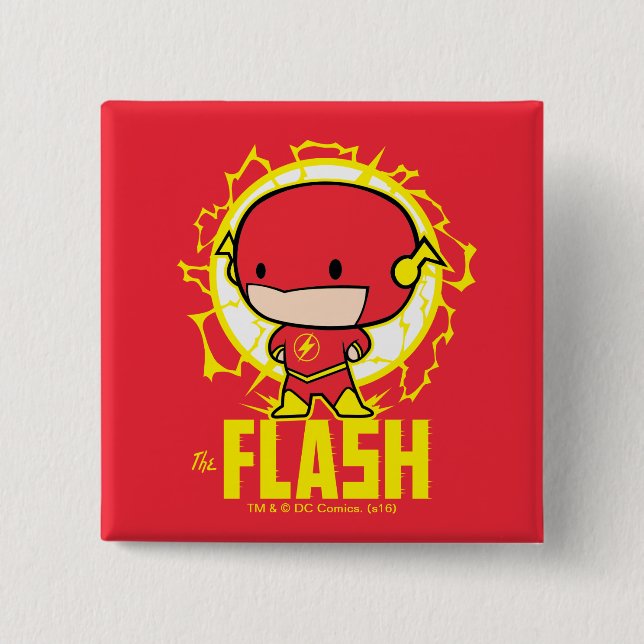 Chibi Flash With Electricity Button (Front)