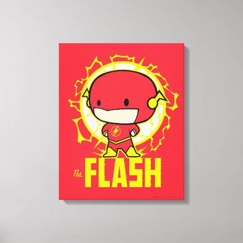 Chibi Flash With Electricity Canvas Print