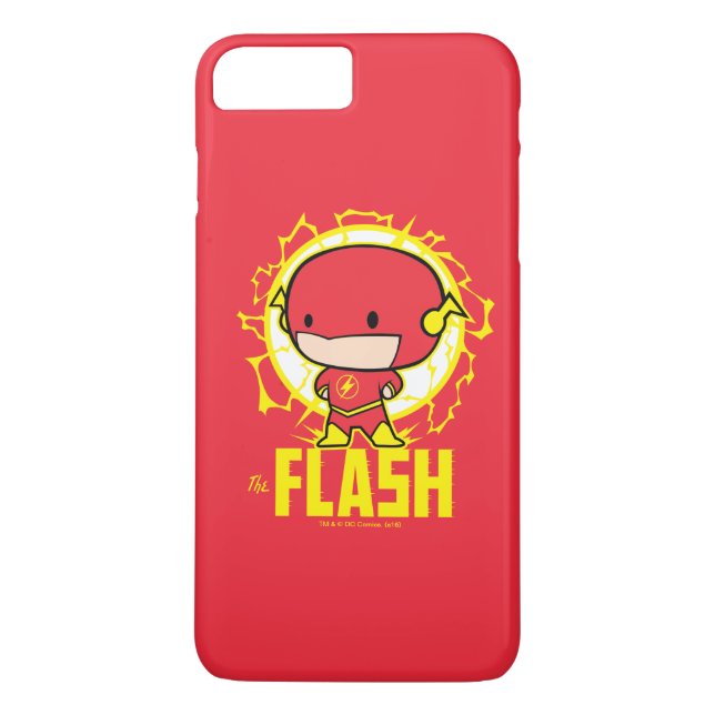 Chibi Flash With Electricity Case-Mate iPhone Case (Back)