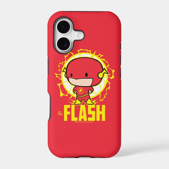 Chibi Flash With Electricity Iphone Case (Back)