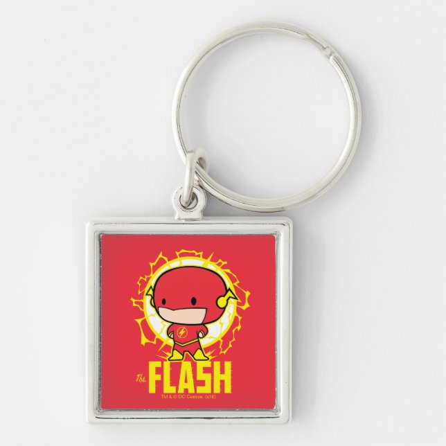 Chibi Flash With Electricity Keychain (Front)