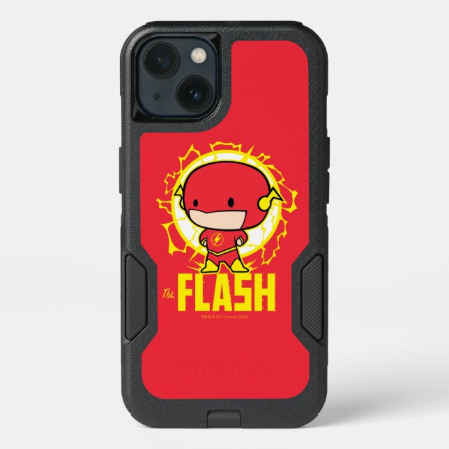 Chibi Flash With Electricity Otterbox iPhone Case (Back)
