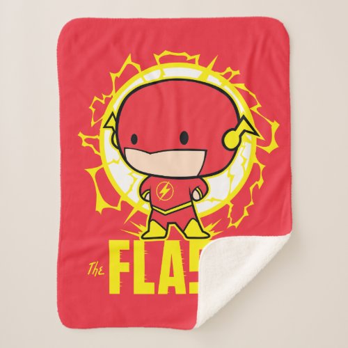 Chibi Flash With Electricity Sherpa Blanket