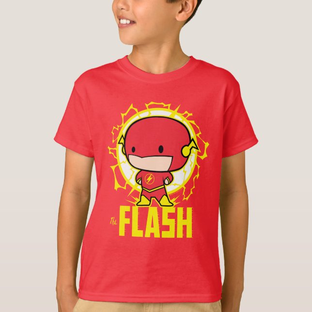 Chibi Flash With Electricity T-Shirt (Front)