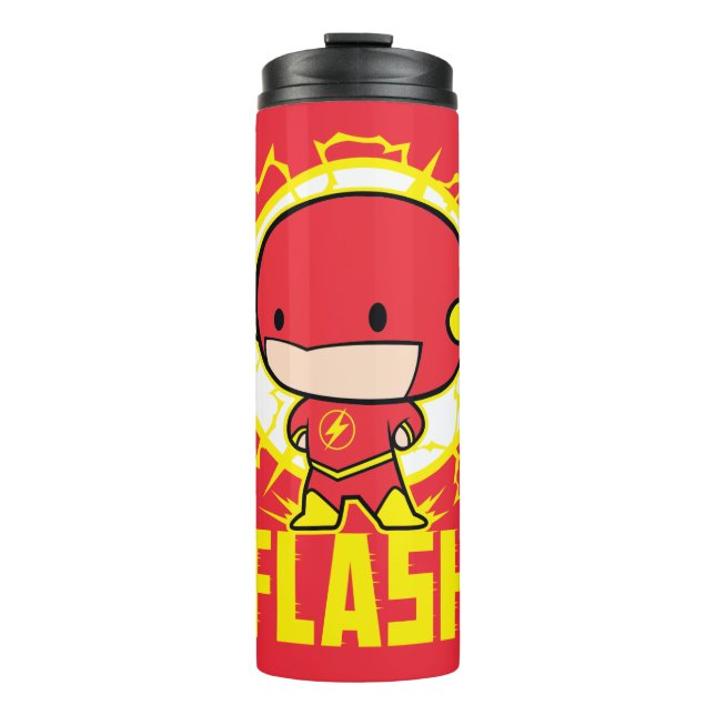 Chibi Flash With Electricity Thermal Tumbler (Front)