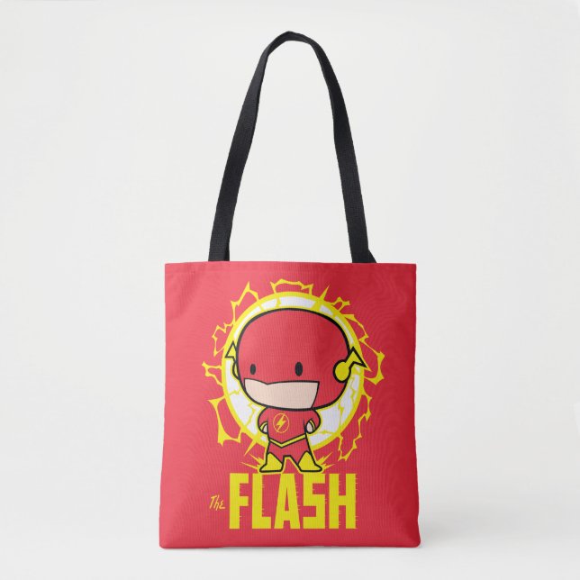 Chibi Flash With Electricity Tote Bag (Front)