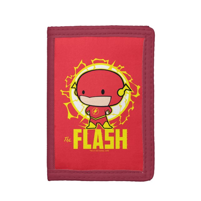 Chibi Flash With Electricity Tri-fold Wallet (Front Vertical)